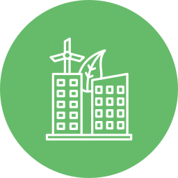 grüne stadt icon
