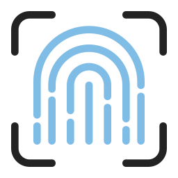 Finger scanner icon