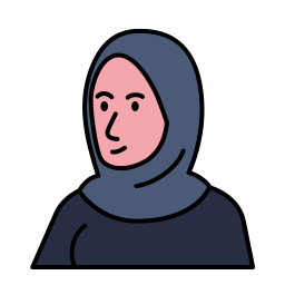 muslimische frau icon