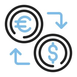 cambio valuta icona