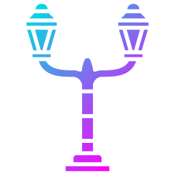 Street lamp icon