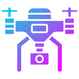 Smart drone icon