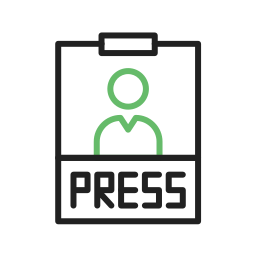 Press pass icon