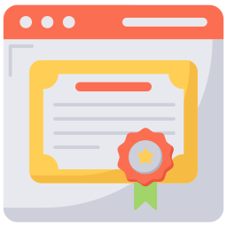 Онлайн-сертификат иконка