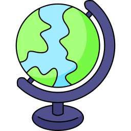 Earth globe icon