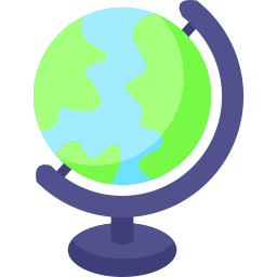 Earth globe icon