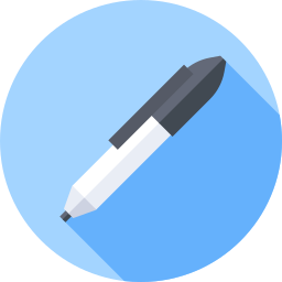 stylo à bille Icône