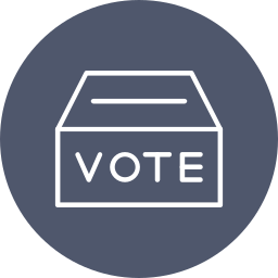 cabina de votación icono