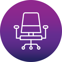 Office chair icon