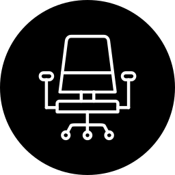 Office chair icon