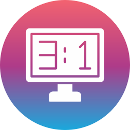 tablero de puntuación icono