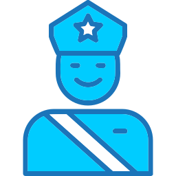 guardia de seguridad icono