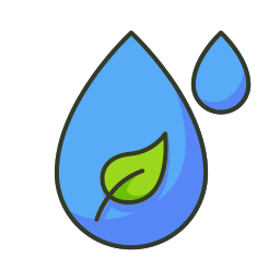 Water drops icon