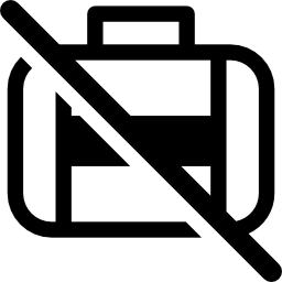 Suitcase Crossed icon