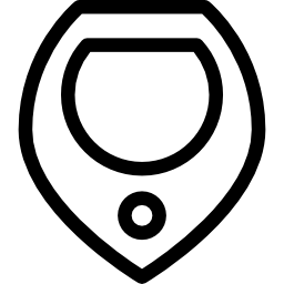 scudo con cerchi icona