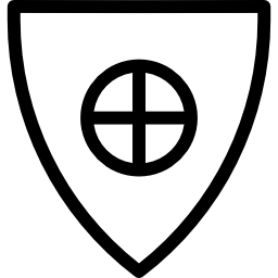 Shield with Cross icon