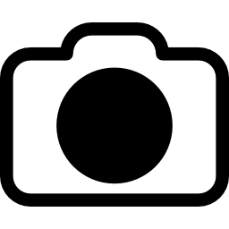 fotocamera met big len icoon