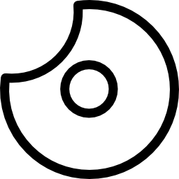 kreisförmiger schild icon