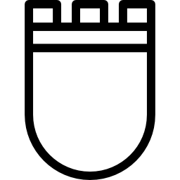 großer schild icon