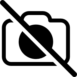 cámara de fotos cruzada icono