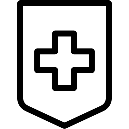 Shield with Greek Cross icon