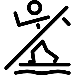 zakaz biegania w pobliżu basenu ikona