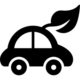 ecologische auto icoon