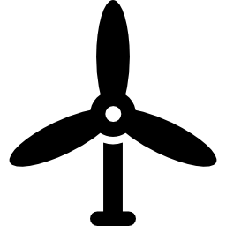 moderne windmühle icon