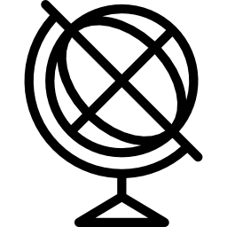 school earth globe icoon