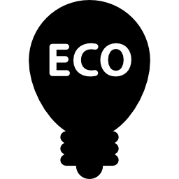 luz ecológica icono