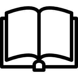 libro abierto en atril icono