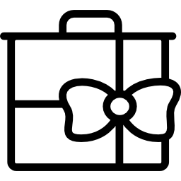 Gifbox with Ribbon in the middle icon