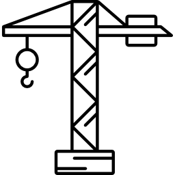 Żuraw fabryczny ikona