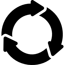 sincronizar flechas circulares icono