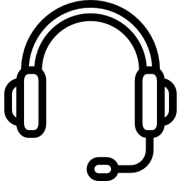 Headphones with Mic icon