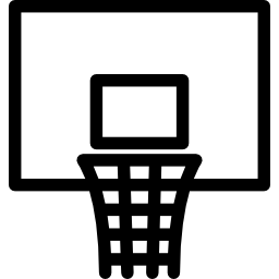 obręcz do koszykówki ikona