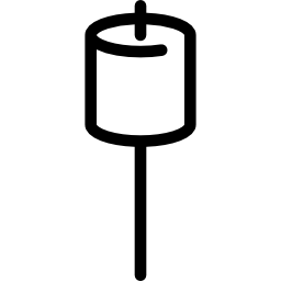 marshmallow z kijem ikona