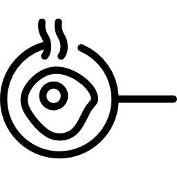 Fried Egg On Frying Pan icon