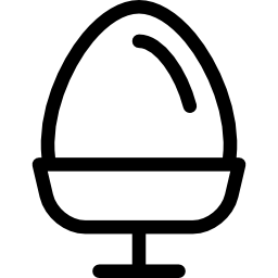 huevo cocido icono