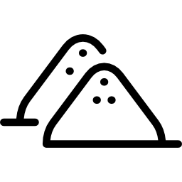 두 개의 밀가루 스택 icon