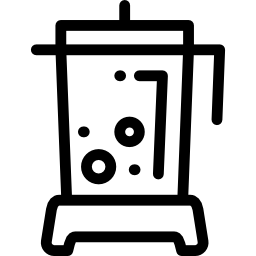 licuadora con tapa icono