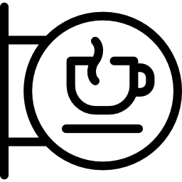 Cafe Sign icon