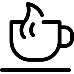 caffè con panna icona