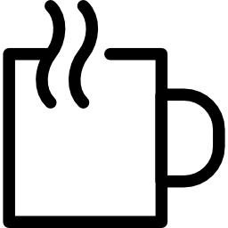 gran taza de cafe icono
