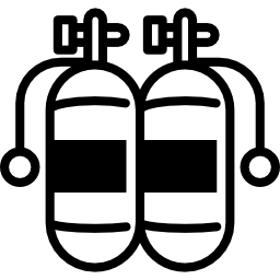 podwójne zbiorniki powietrza ikona