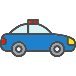 coche de policía icono