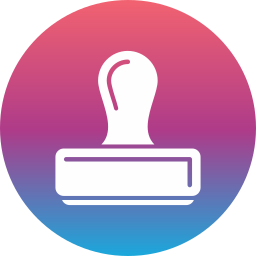 Rubber stamp icon