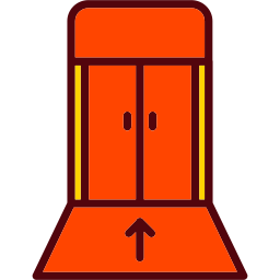 bramka wejścia na pokład ikona