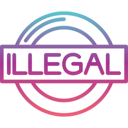 ilegal icono