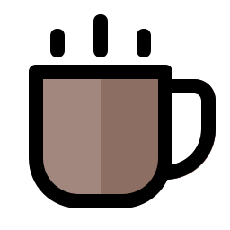 hete koffie icoon